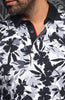 Polo | YAVARI, White / Black - AU NOIR