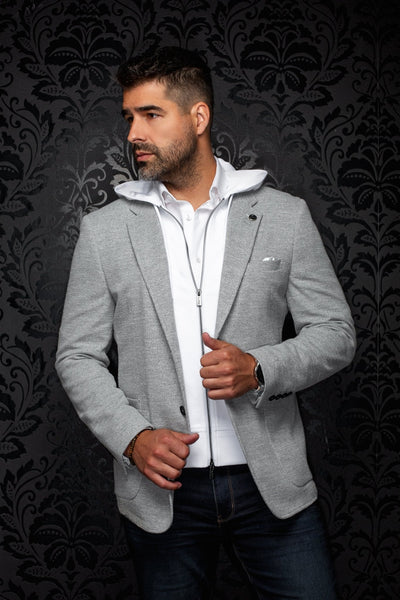 VESTON | NOAH-HOOD, Grey - AU NOIR