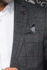 VESTON | WEAVING, Black - AU NOIR